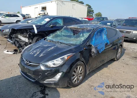 2014 Hyundai Elantra Se (Ulsan Plant) from USA, damaged, VIN KMHDH4AE0EU101787